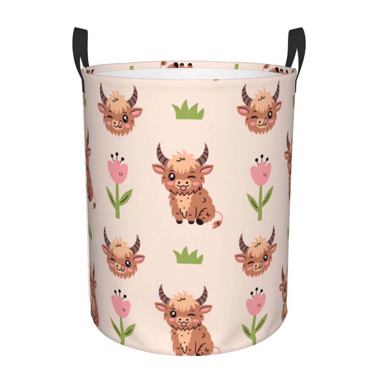 Baby Nursery Laundry Hamper - Keranjang Cucian Bayi Sapi Highland Lucu,