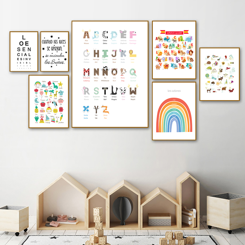 Baby Nursery Quotes - Lukisan Kanvas Dekorasi Seni Kamar Tidur