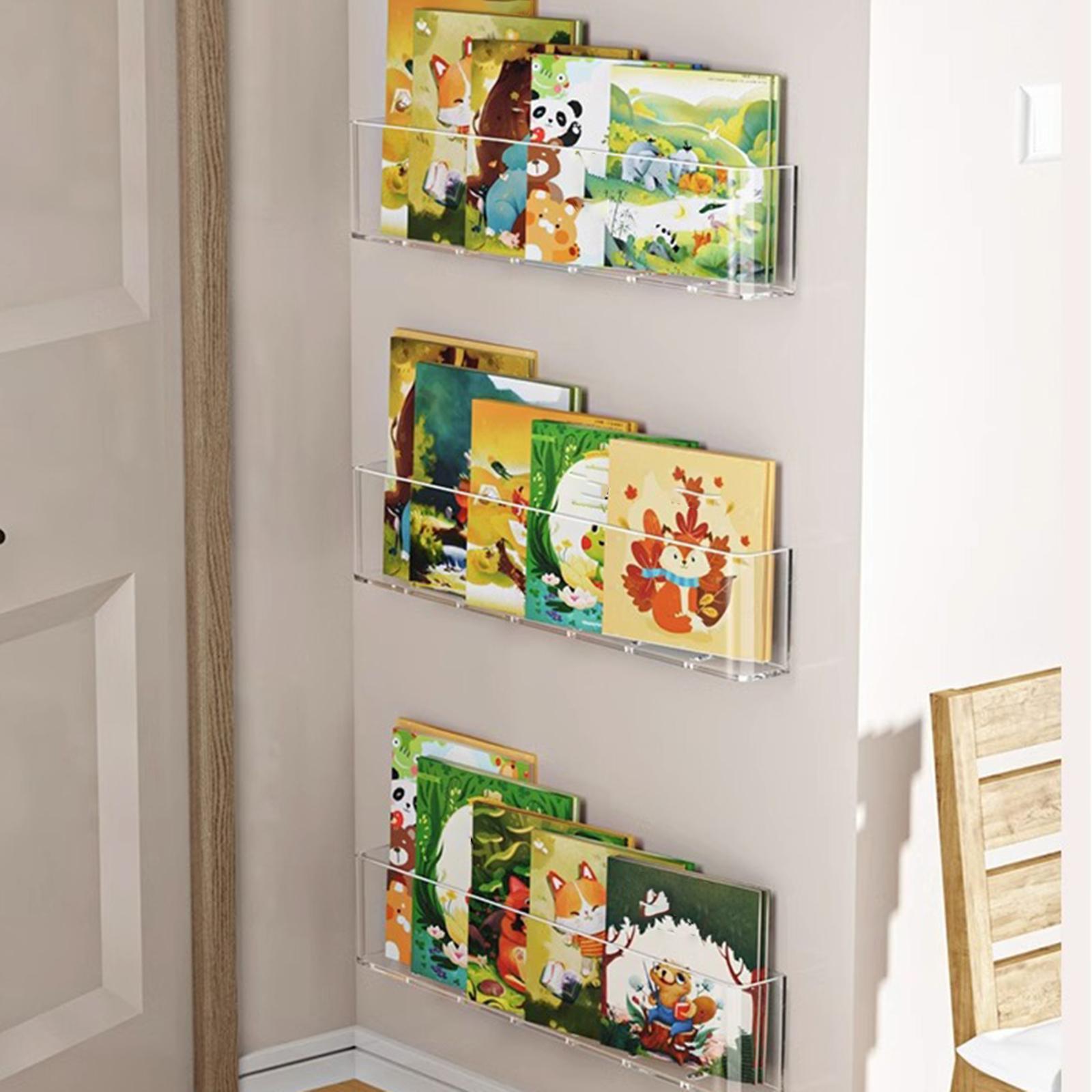 Baby Nursery Bookshelf - 3x Rak Buku Mengambang Rak Buku