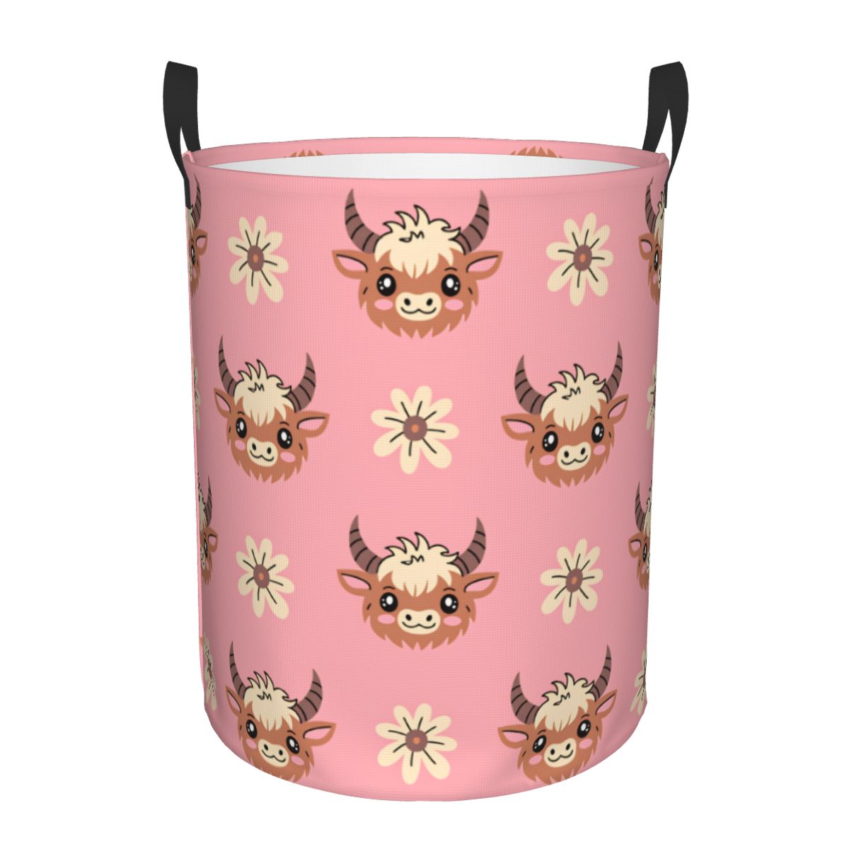 Baby Nursery Laundry Hamper - Keranjang Cucian Sapi Highland Bayi Lucu,
