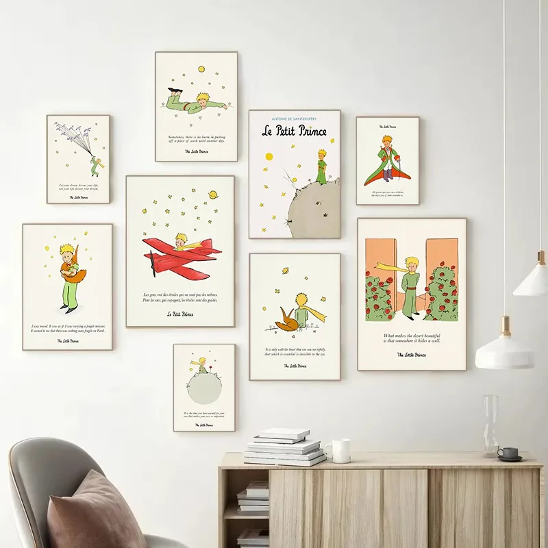 Baby Nursery Quotes - Cetakan Seni Buku Cerita Fantasi Kutipan