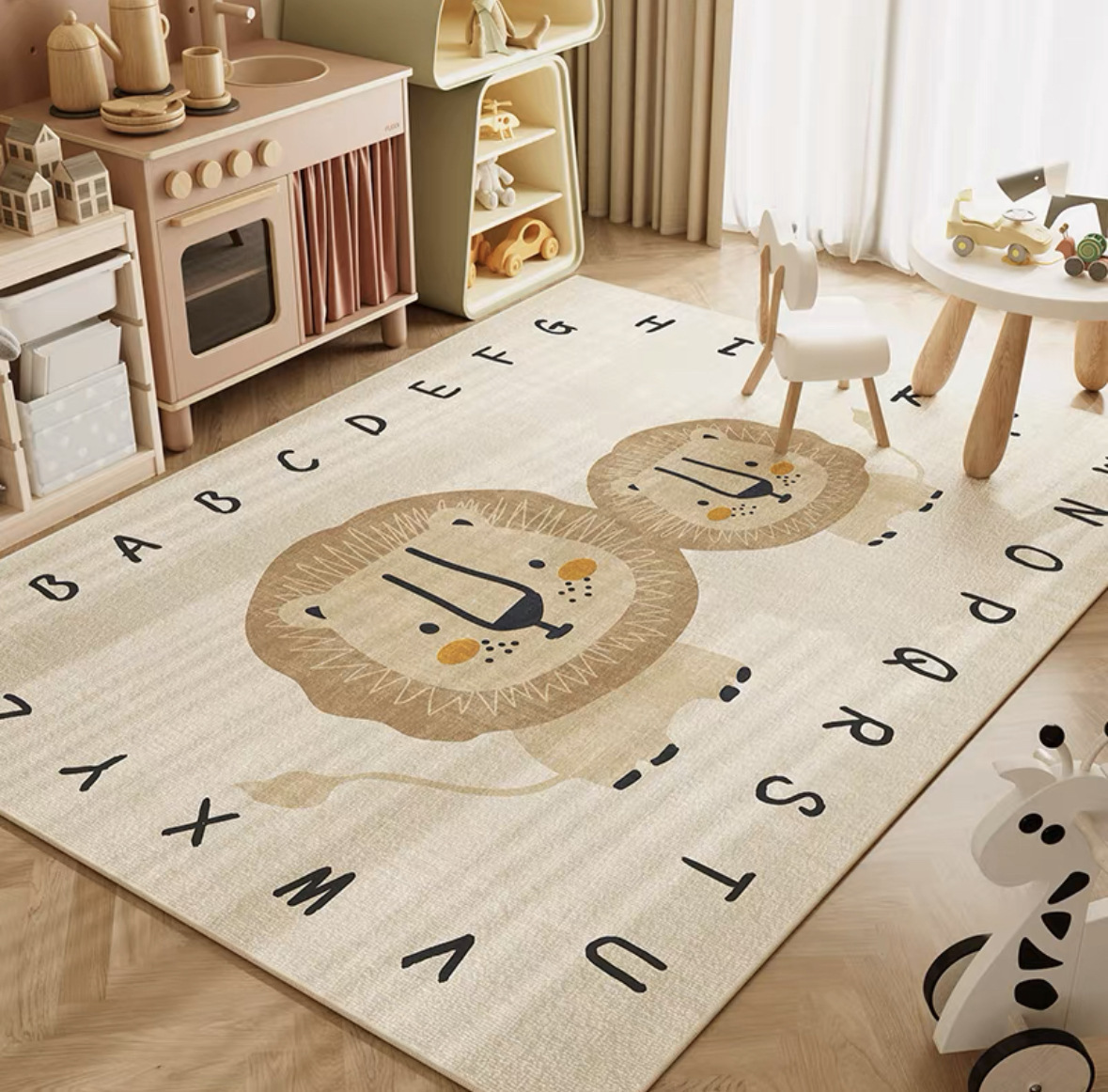Baby Nursery Rug - VIKAMA Karpet Merangkak Bayi Motif Singa