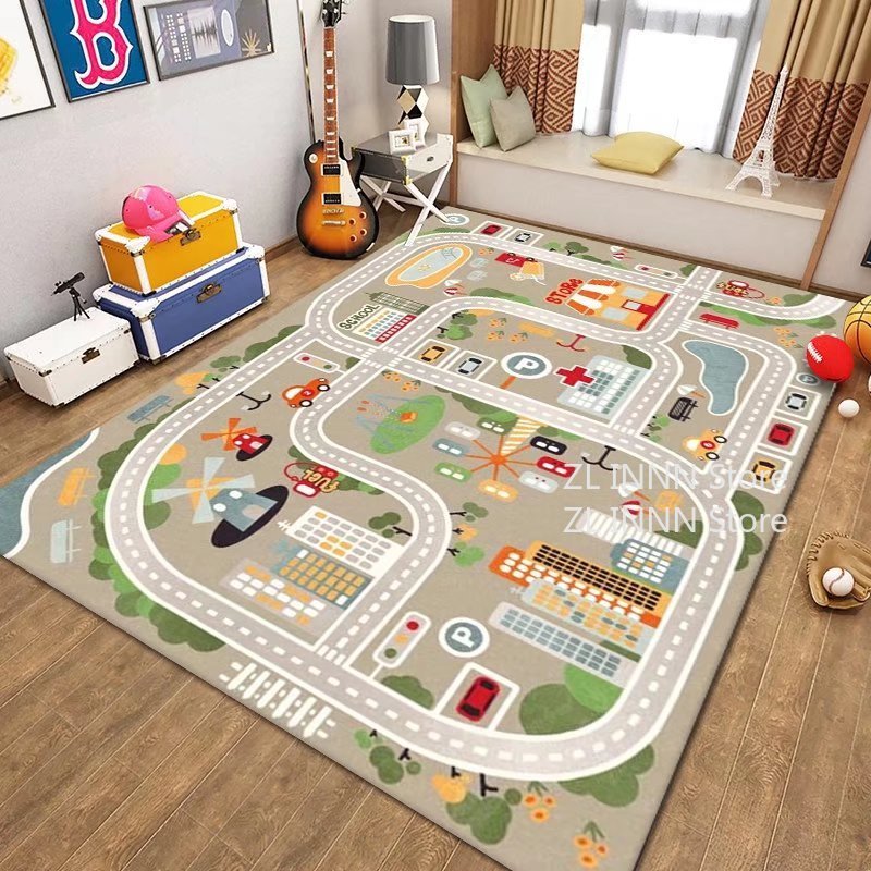 Baby Nursery Rug - Karpet Flanel Tebal Ruang Tamu Dekorasi