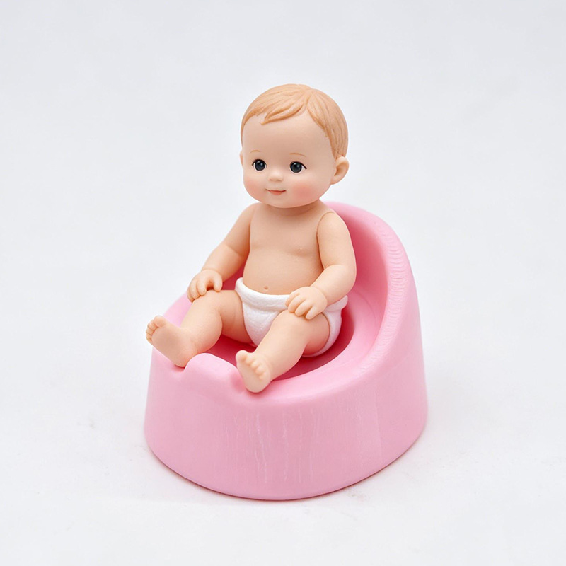 Baby Nursery Layout - Kursi Toilet Boneka Mini, Model Kursi