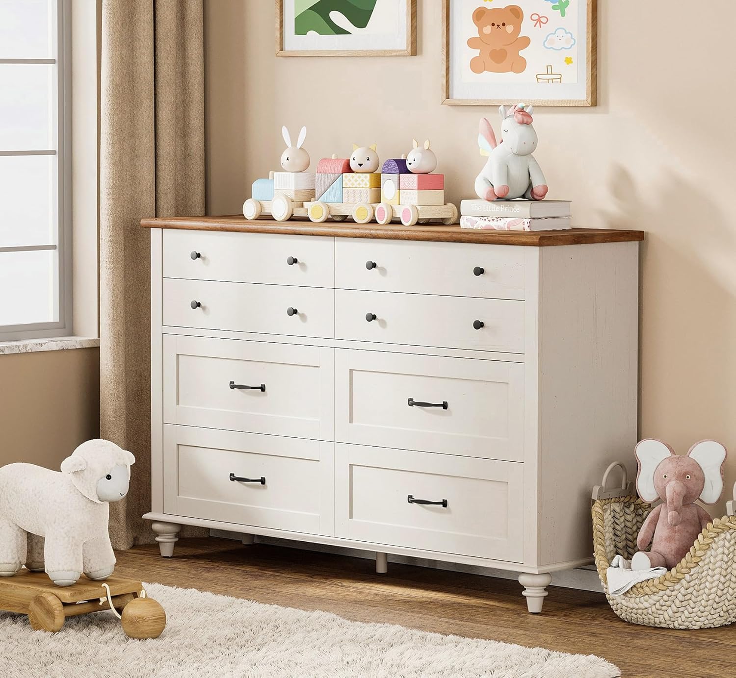 Baby Nursery Drawers - Lemari Pakaian Anak Modern dengan 7