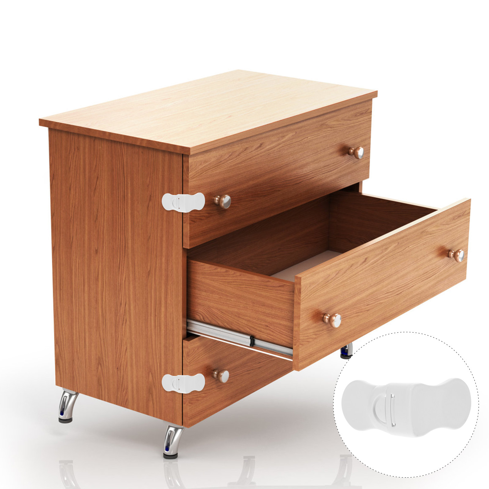 Baby Nursery Drawers - 6 Buah Kunci Pengaman Bayi untuk