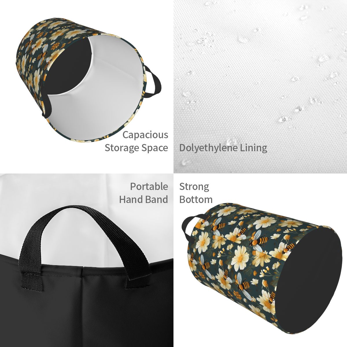 Keranjang Cucian Lipat Motif S - Baby Nursery Laundry Hamper ulasan dan harga