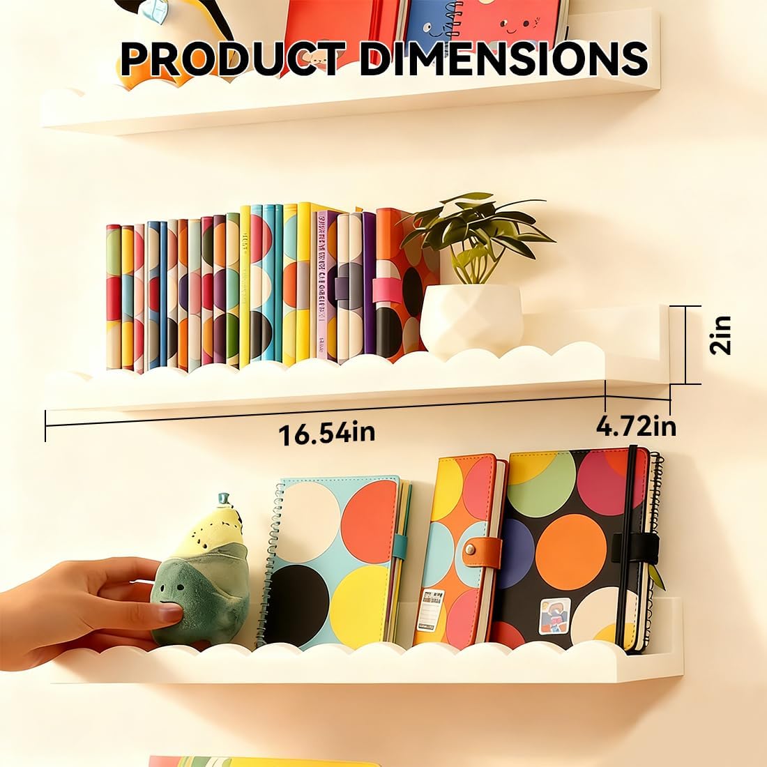 Satu set berisi 4 rak buku gan - Baby Nursery Bookshelf ulasan dan harga
