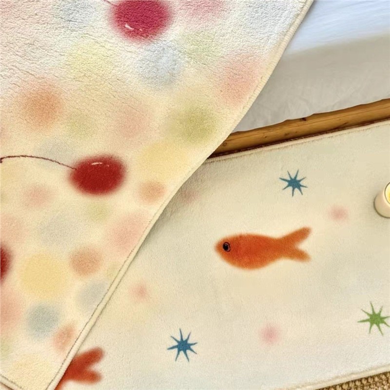 VIKAMA Karpet Ikan Ceri yang M - Baby Nursery Rug ulasan dan harga