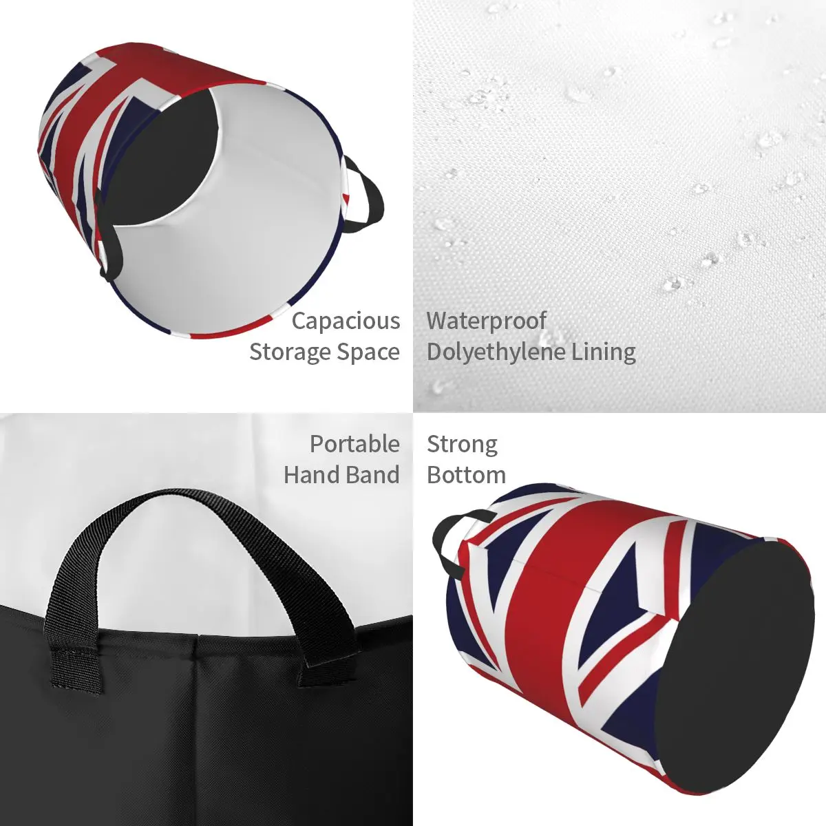 Keranjang Cucian Bendera Union - Baby Nursery Laundry Hamper ulasan dan harga