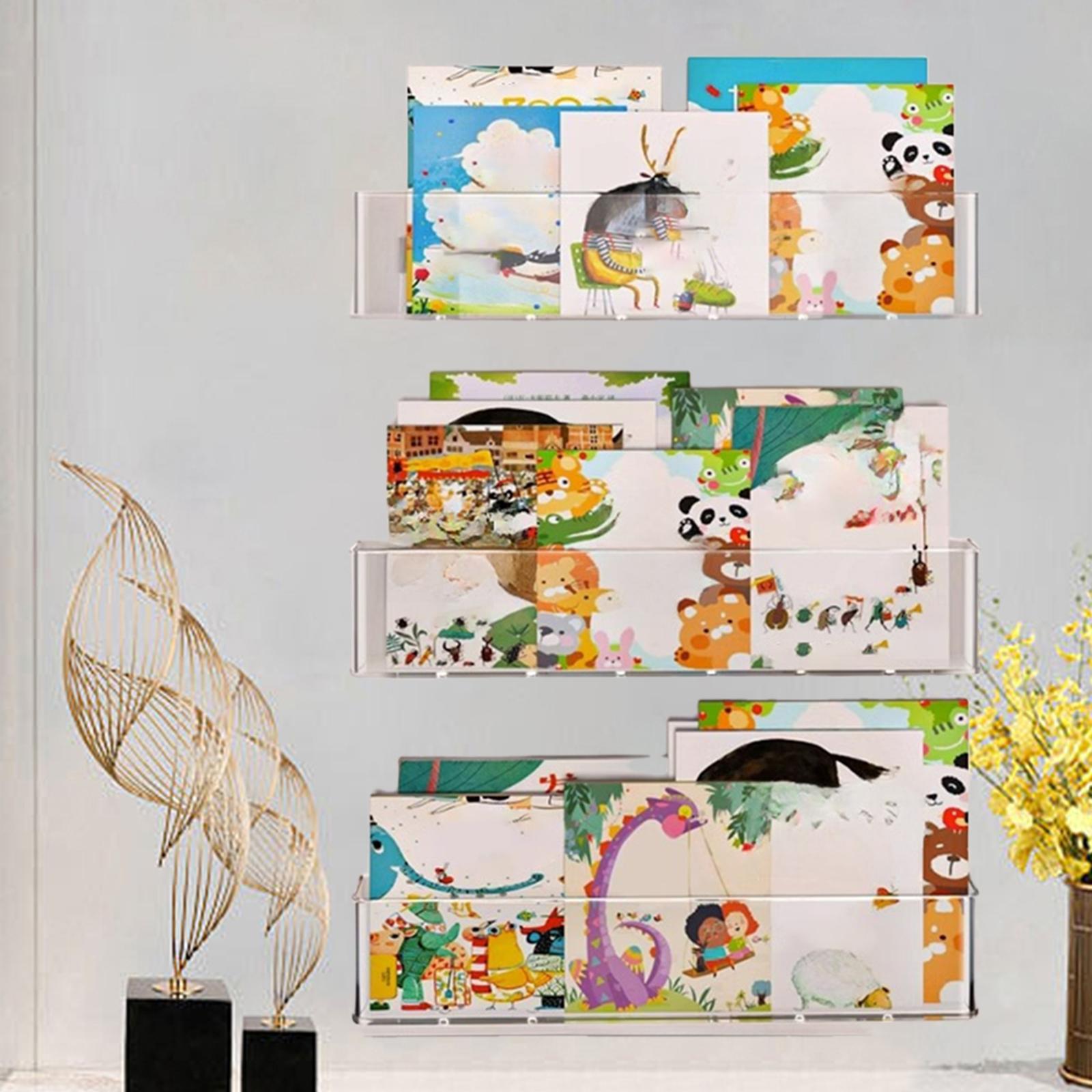 3x Rak Buku Mengambang Rak Buk - Baby Nursery Bookshelf ulasan dan harga