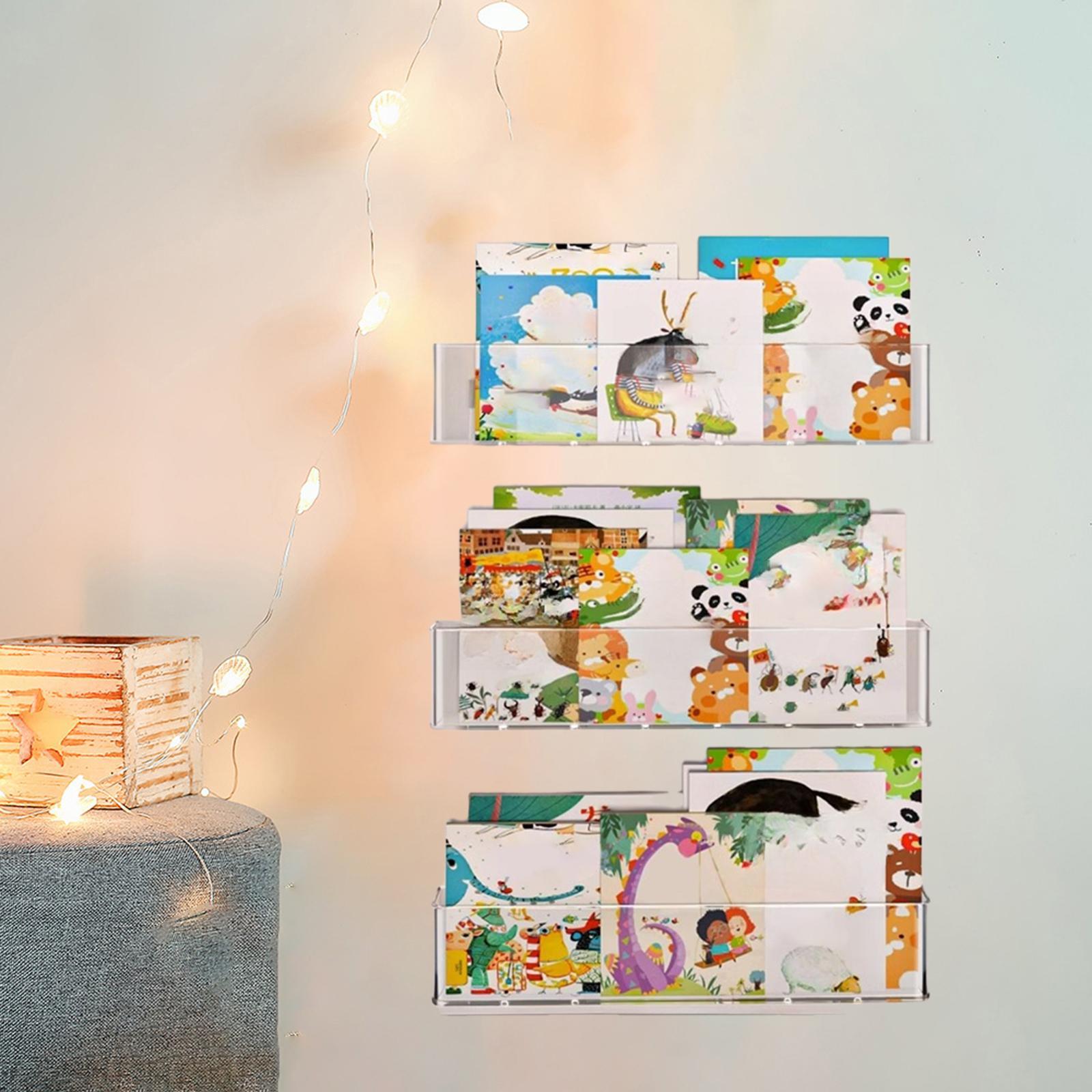3x Rak Buku Mengambang Rak Buk - Baby Nursery Bookshelf ulasan dan harga