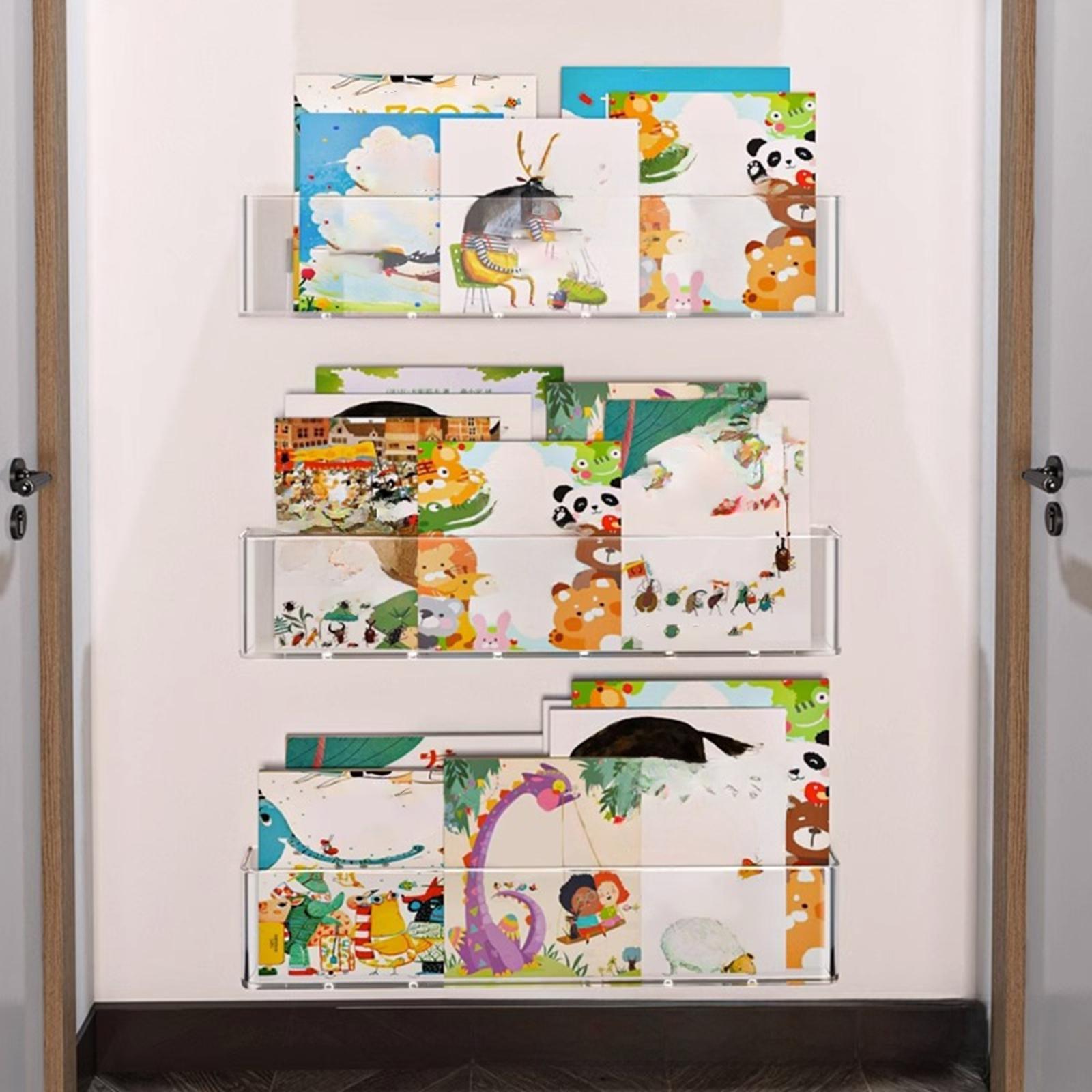 3x Rak Buku Mengambang Rak Buk - Baby Nursery Bookshelf ulasan dan harga