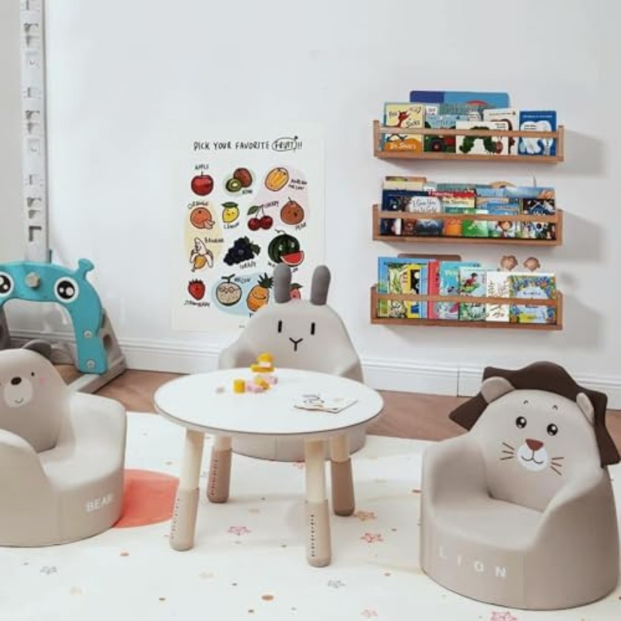 Rak Buku Menggantung untuk Dek - Baby Nursery Bookshelf ulasan dan harga