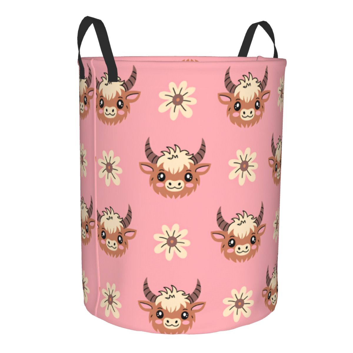 Keranjang Cucian Sapi Highland - Baby Nursery Laundry Hamper ulasan dan harga