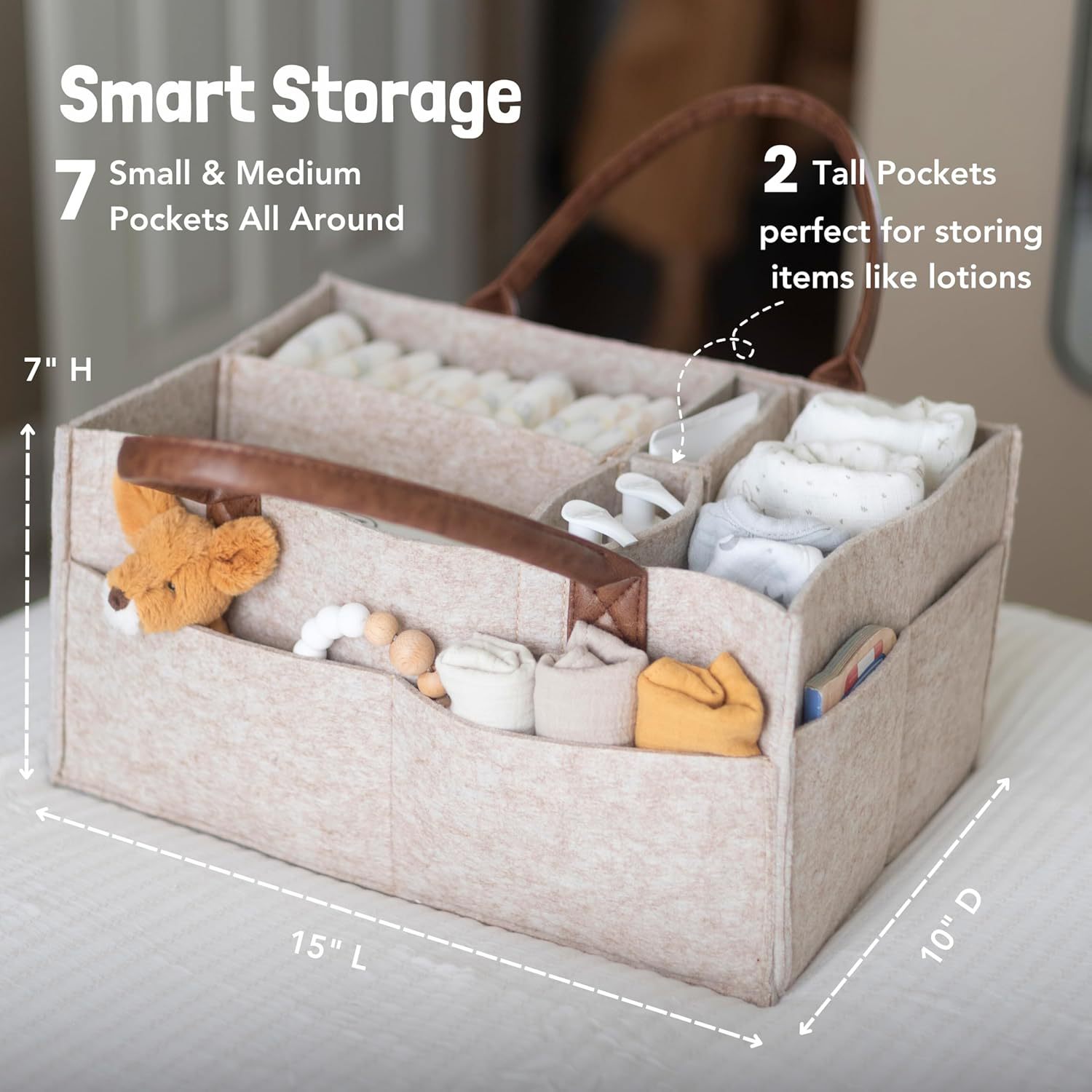 Keranjang Penyimpanan Perlengk - Baby Nursery Bags ulasan dan harga
