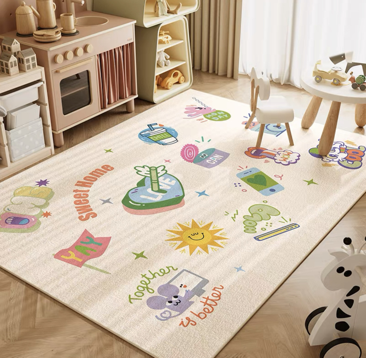 VIKAMA Karpet Merangkak Bayi M - Baby Nursery Rug ulasan dan harga