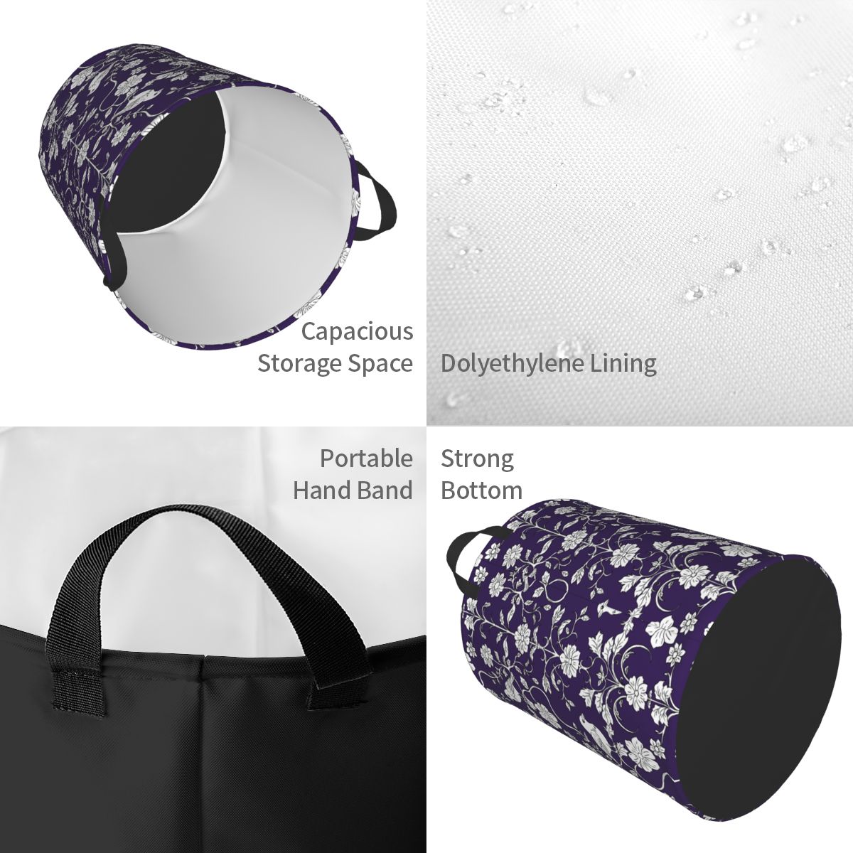 Keranjang Cucian Motif Burung  - Baby Nursery Laundry Hamper ulasan dan harga