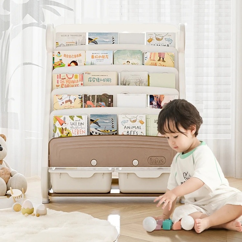 Rak Buku Plastik Anak dengan P - Baby Nursery Bookshelf ulasan dan harga