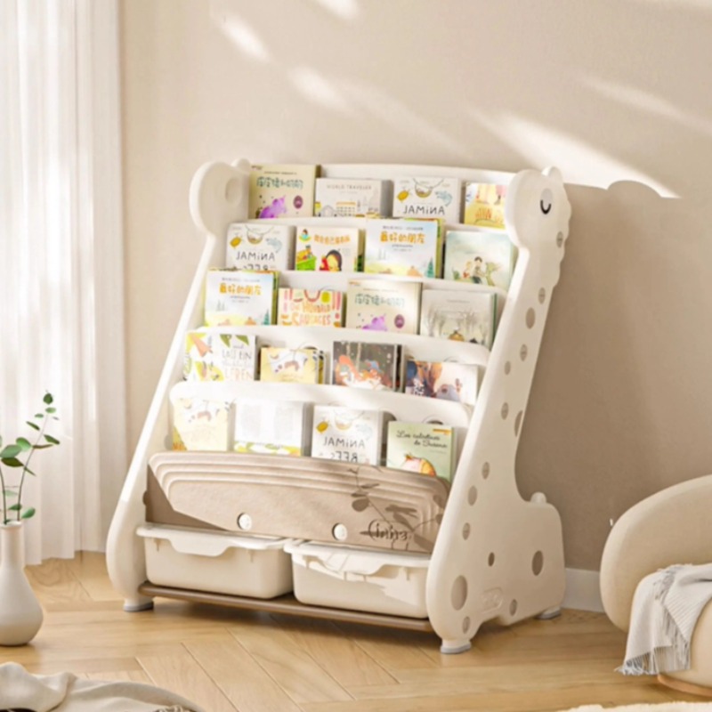 Rak Buku Plastik Anak dengan P - Baby Nursery Bookshelf ulasan dan harga
