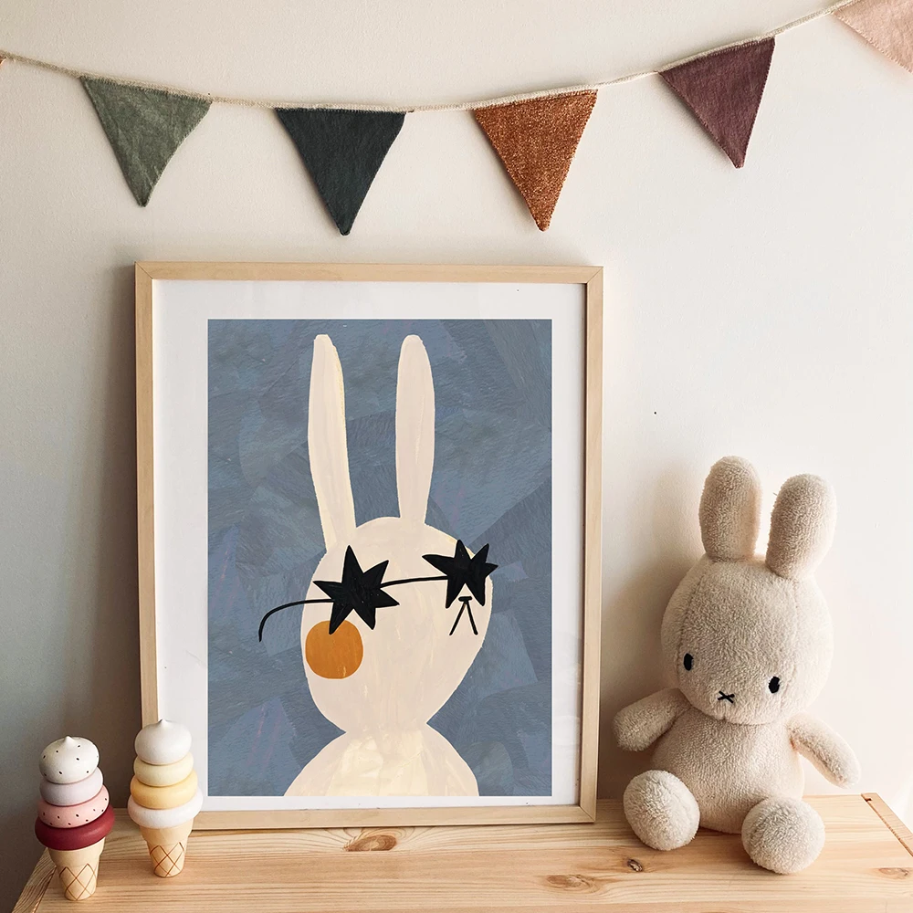 1 Buah Lukisan Kanvas Seni Din - Baby Nursery Quotes ulasan dan harga