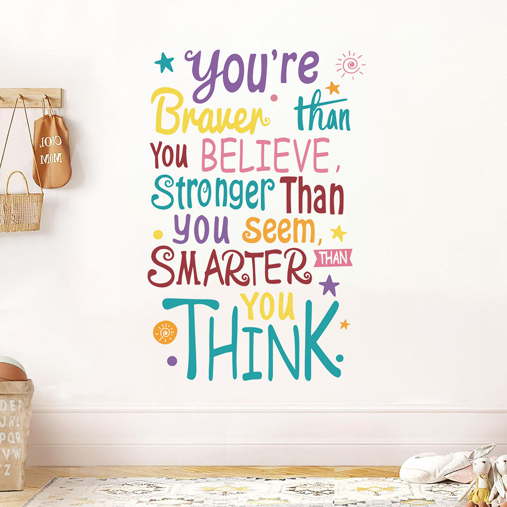 Stiker Dinding Slogan Anda Ber - Baby Nursery Quotes ulasan dan harga