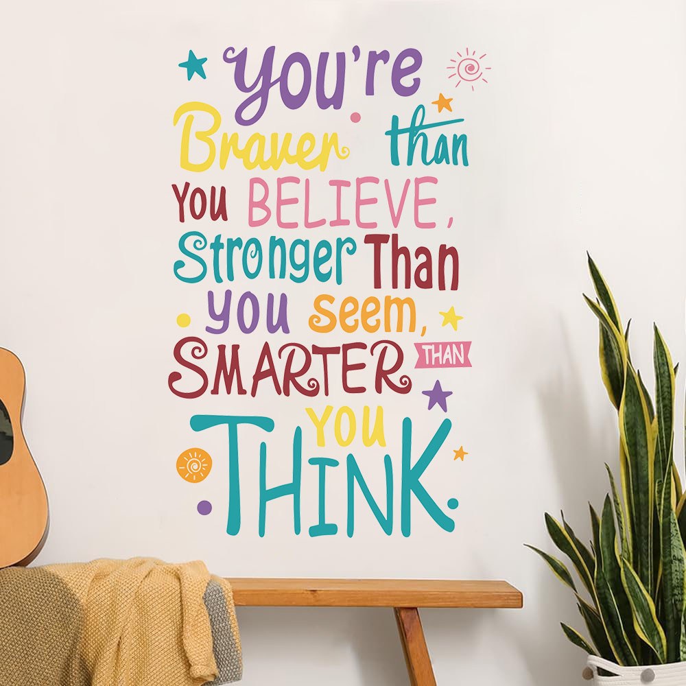 Stiker Dinding Slogan Anda Ber - Baby Nursery Quotes ulasan dan harga