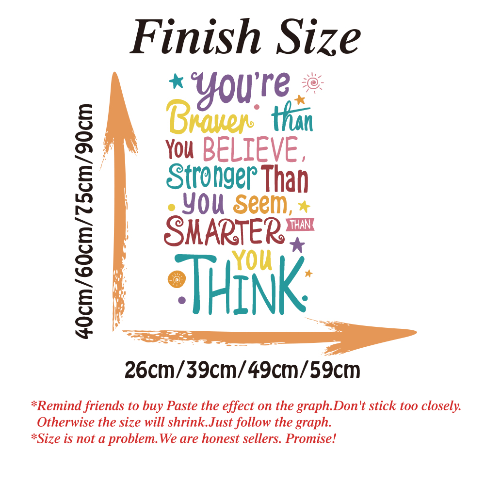 Stiker Dinding Slogan Anda Ber - Baby Nursery Quotes ulasan dan harga