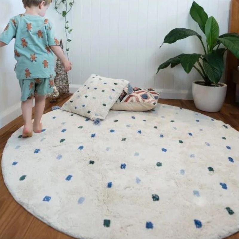 Dot karpet berbulu ruang tamu  - Baby Nursery Rug ulasan dan harga