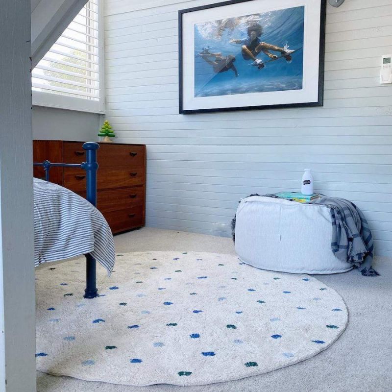 Dot karpet berbulu ruang tamu  - Baby Nursery Rug ulasan dan harga