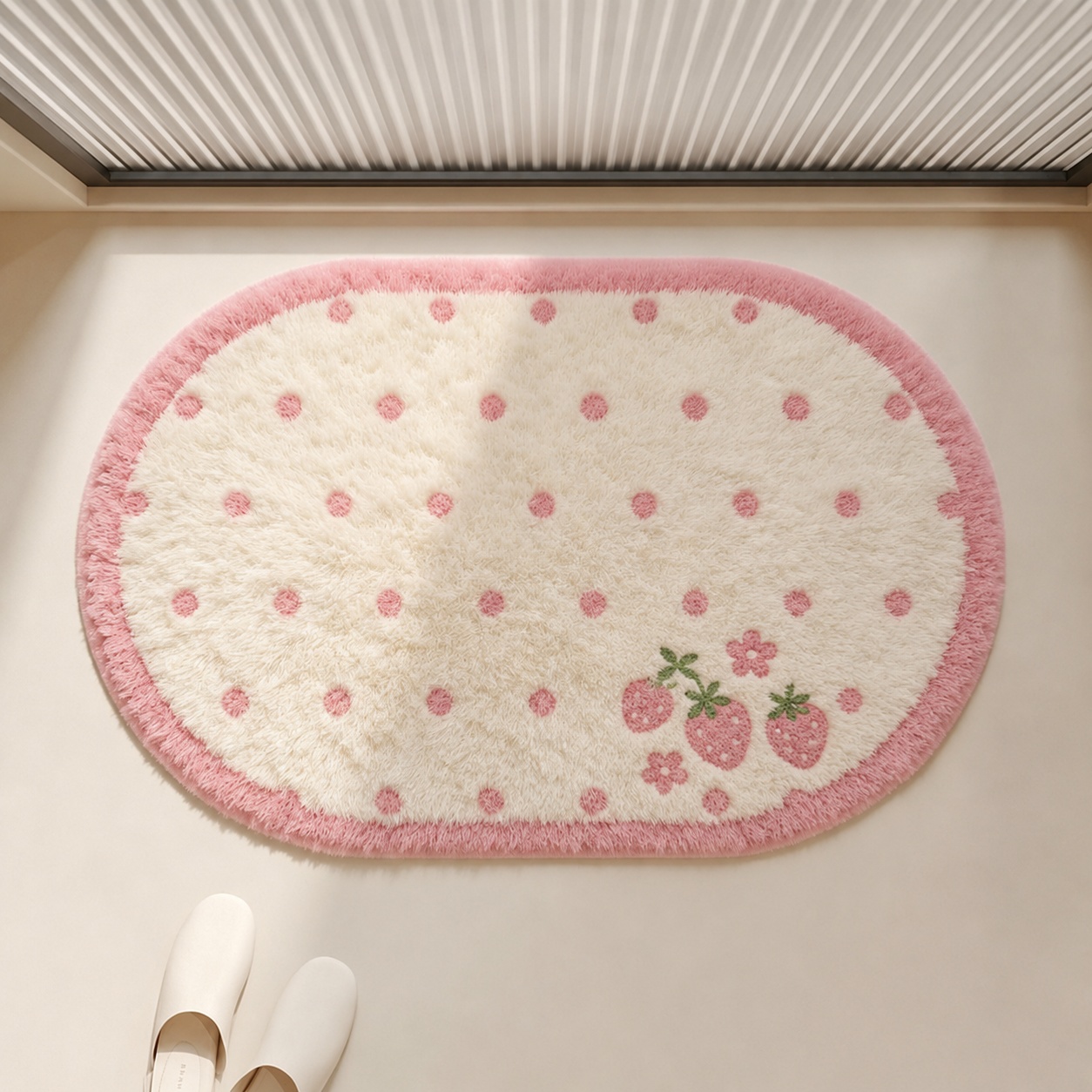 Keset Kamar Mandi Berbahan Plu - Baby Nursery Rug ulasan dan harga