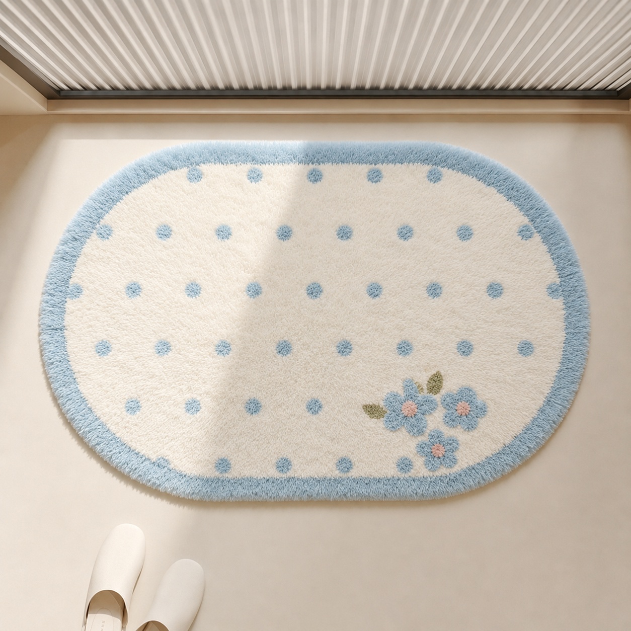 Keset Kamar Mandi Berbahan Plu - Baby Nursery Rug ulasan dan harga