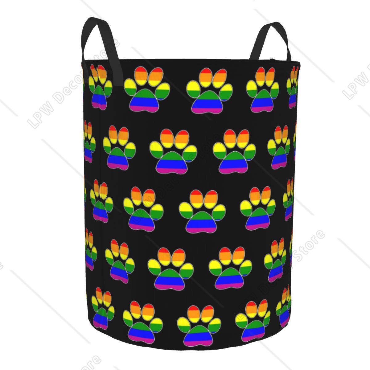 Keranjang Cucian Lipat Motif L - Baby Nursery Laundry Hamper ulasan dan harga