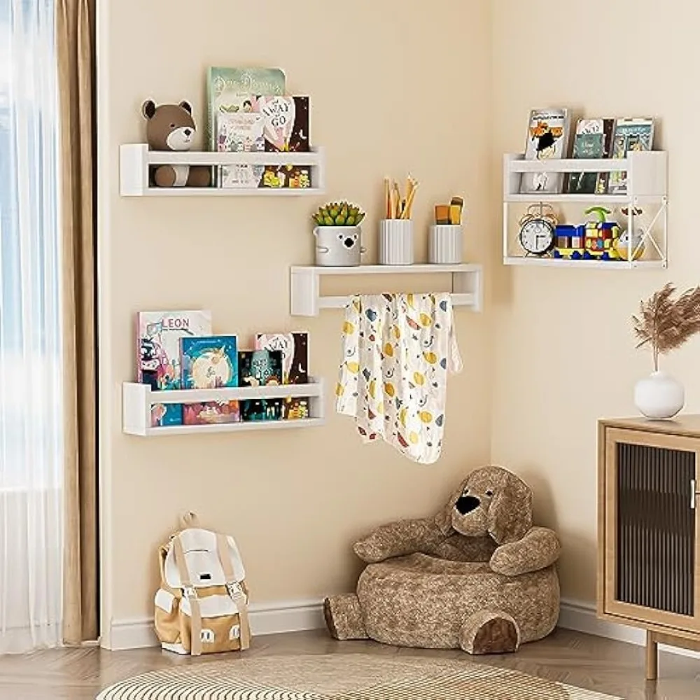 Rak Buku QimCoor Set 4+1, Rak  - Baby Nursery Bookshelf ulasan dan harga