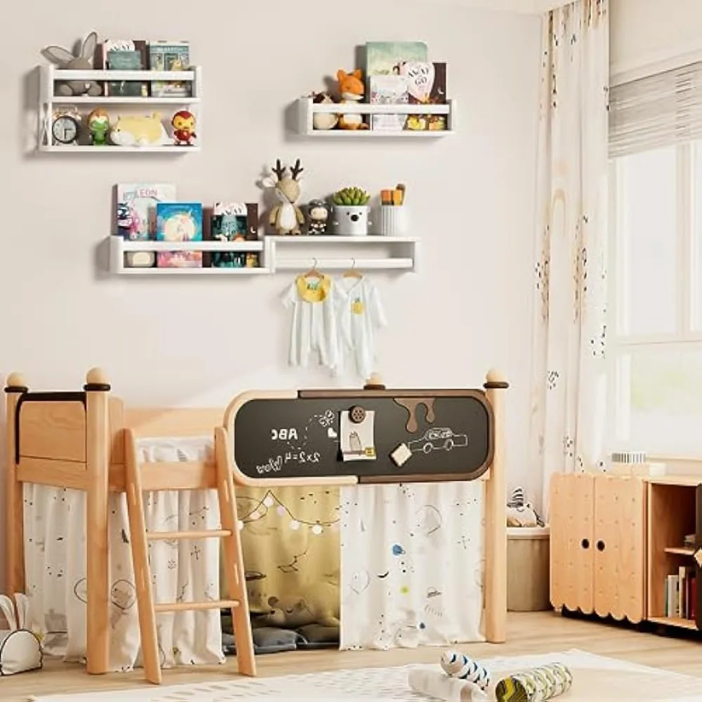 Rak Buku QimCoor Set 4+1, Rak  - Baby Nursery Bookshelf ulasan dan harga