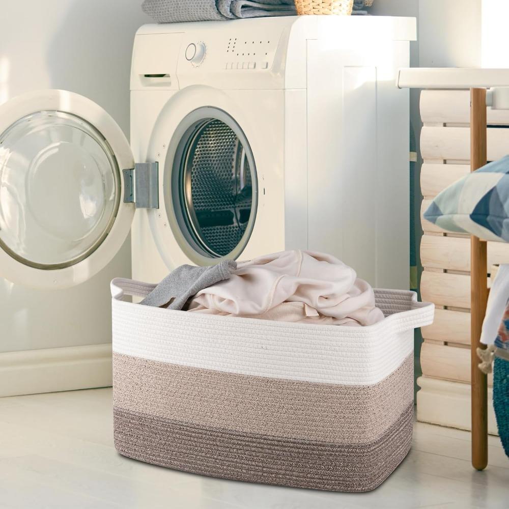 Keranjang Penyimpanan Anyaman  - Baby Nursery Laundry Hamper ulasan dan harga