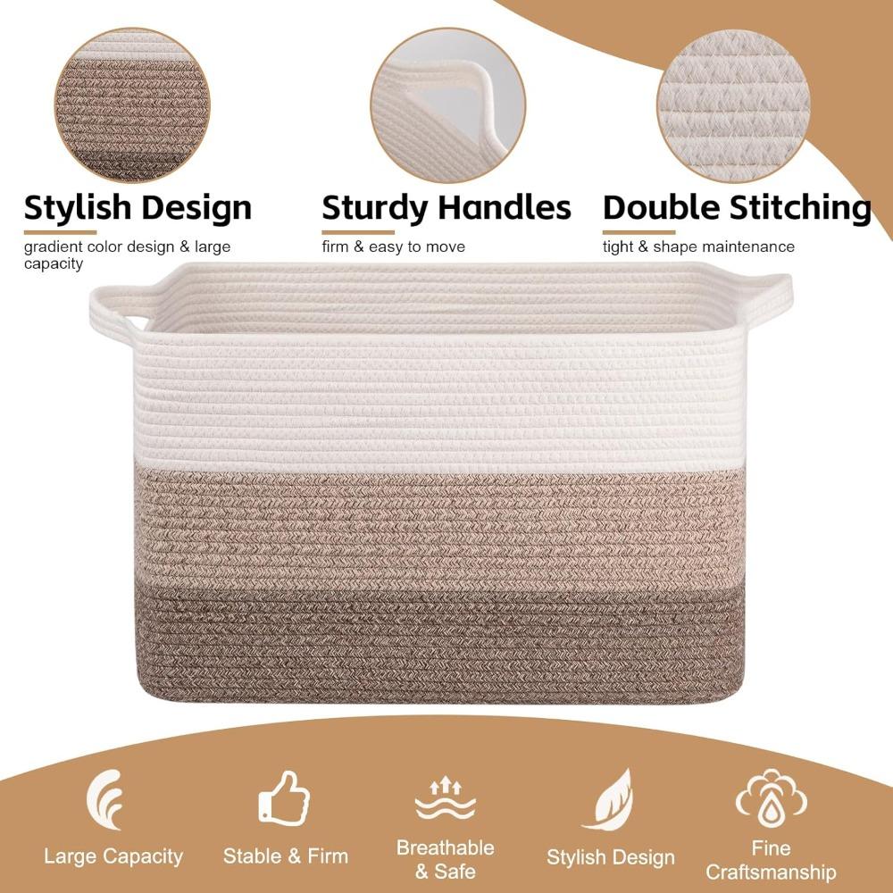 Keranjang Penyimpanan Anyaman  - Baby Nursery Laundry Hamper ulasan dan harga