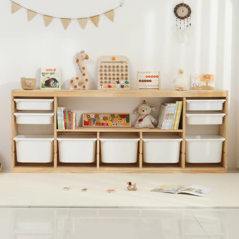 Lemari mainan anak ruang tamu  - Baby Nursery Bookshelf ulasan dan harga