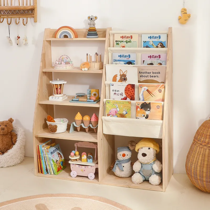 Rak Penyimpanan Mainan dan Rak - Baby Nursery Bookshelf ulasan dan harga