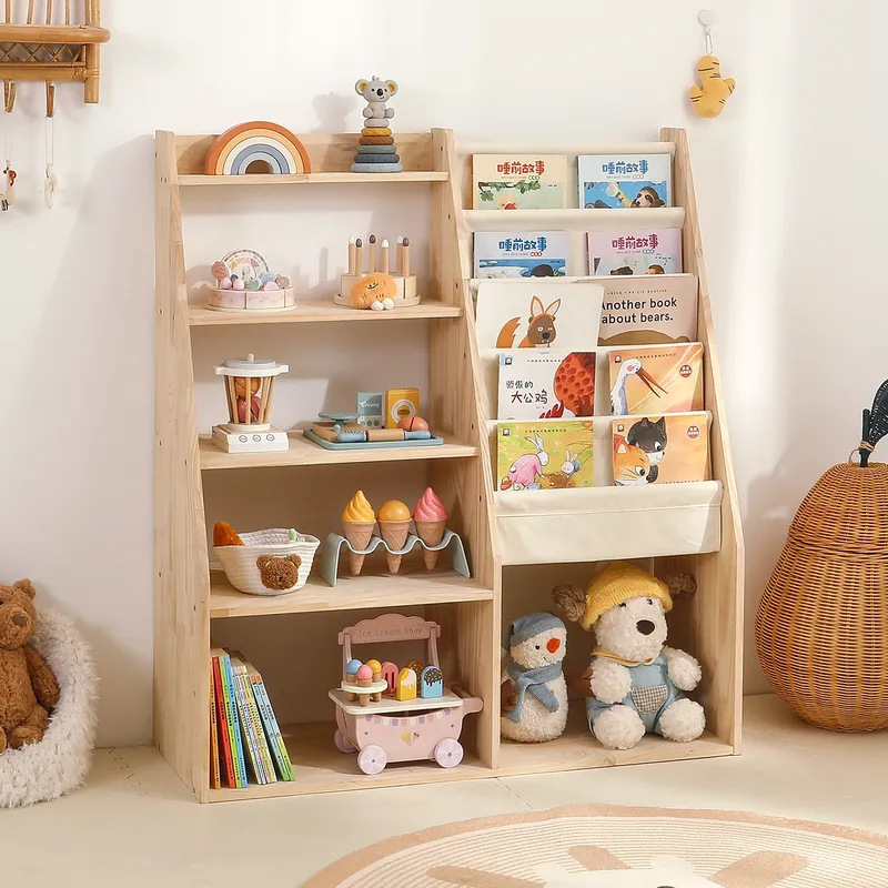 Rak Penyimpanan Mainan dan Rak - Baby Nursery Bookshelf ulasan dan harga