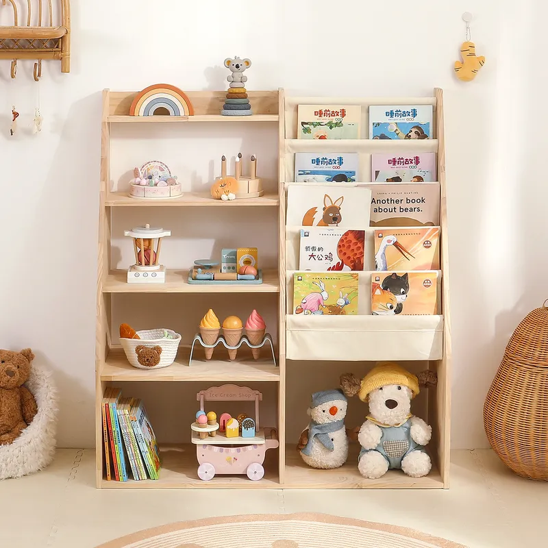 Rak Penyimpanan Mainan dan Rak - Baby Nursery Bookshelf ulasan dan harga