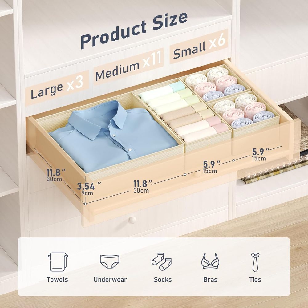 Organizer Pakaian - 20 Paket K - Baby Nursery Drawers ulasan dan harga