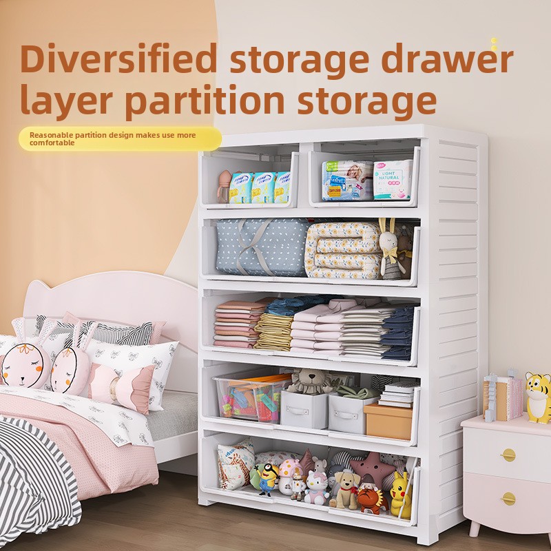 Lemari Penyimpanan Plastik 5 L - Baby Nursery Drawers ulasan dan harga