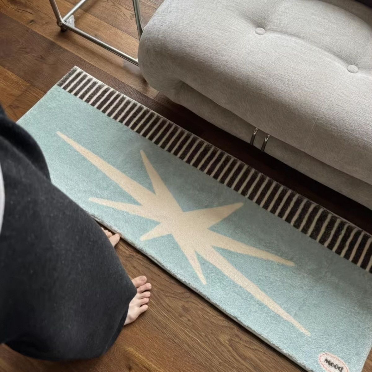 VIKAMA Karpet Panjang Gaya Ret - Baby Nursery Rug ulasan dan harga