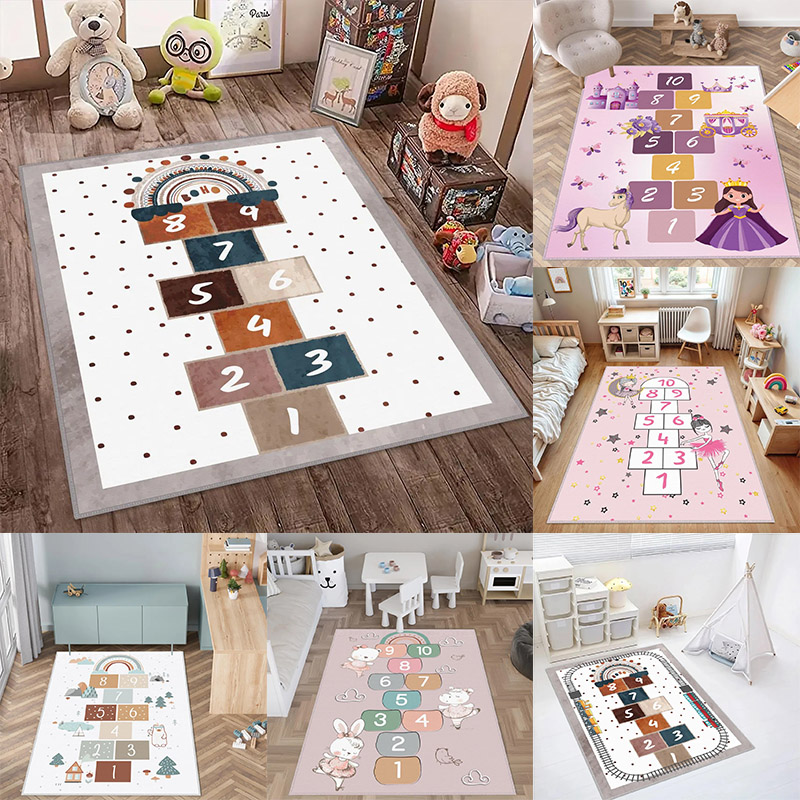 Karpet Anak-anak Hopscotch Tik - Baby Nursery Rug ulasan dan harga